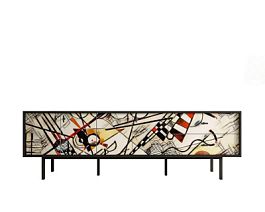 Комод с четырьмя дверками и двумя ящиками Emerson by Kandinsky арт EM04/Print_01 - Фото предпросмотра