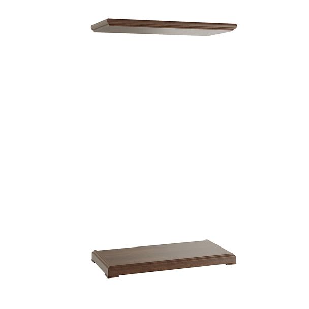 Топ и цоколь для шкафа 2 створки Ministry 117x55x15,5 дуб шоколад - Вид 1