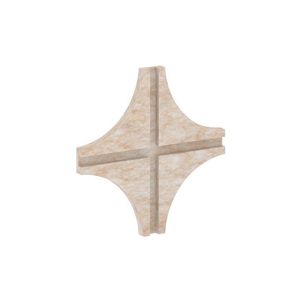 AcustiX Соединитель для войлочных экранов Х-образный VE.SVE-X Крем-брюле 200*200*12 - Вид 1