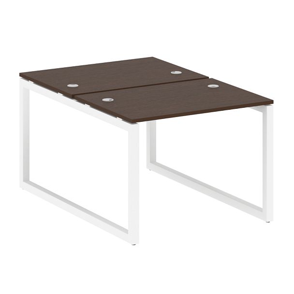 Metal System Quattro Р. ст. на О-образном м/к 50БО.РАС-СП-2.1 Венге/Белый металл 1000*1475*750 - Вид 1