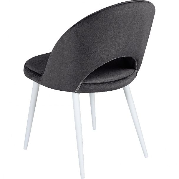 Комплект кухонных стульев Рэди черный велюр/белый, 4 шт. - Вид 5