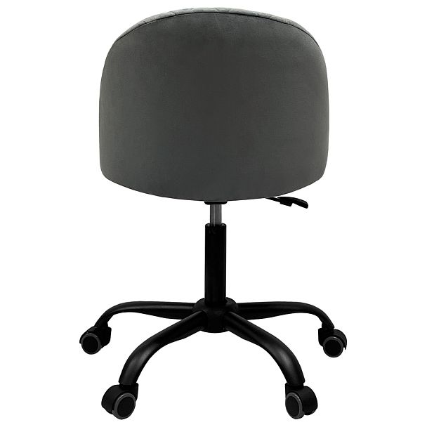 Кресло BRABIX "Moon MG-074", велюр серый, пятилучие металлическое черное, 532773 - Вид 7