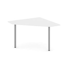 Стайл Проджект Угловой элемент перег. стола SN-4.UPRG-031 Белый/Металл Серый 1180*1180*750 - Фото предпросмотра