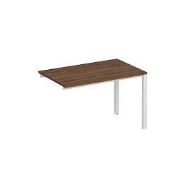 Секция стола рабочей станции на металлокаркасе КФ Комфорт КФ К.Б1 1131-1 ОФ французский орех / белый - Фото предпросмотра