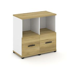 Concept Набор №222.U CN.STUN-222 W Дуб Винченцо/Белый Бриллиант/Металл Черный 836*420*818 - Фото предпросмотра