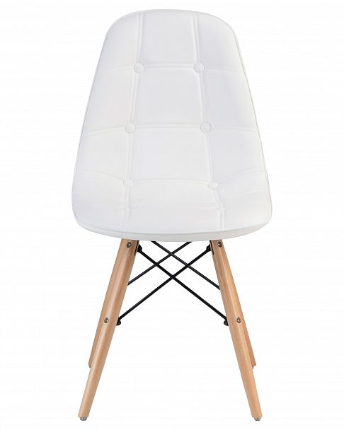 Стул обеденный DOBRIN BENNET (ножки светлый бук, белый) - Вид 6