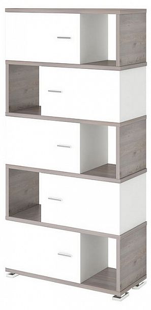 Шкаф комбинированный Домино СБ-30/5 Белый/Нельсон - Вид 1