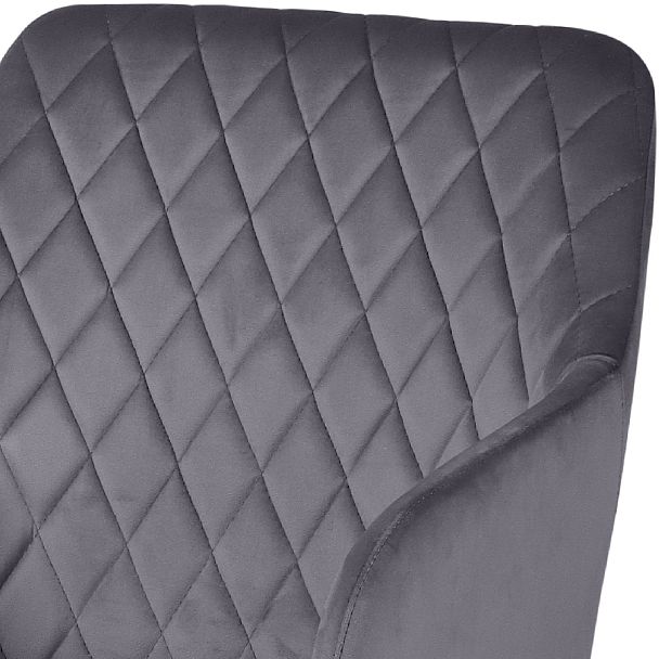 Комплект барных поворотных кресел Барли К, темно-серый H-15/черный, 2 шт. - Вид 7