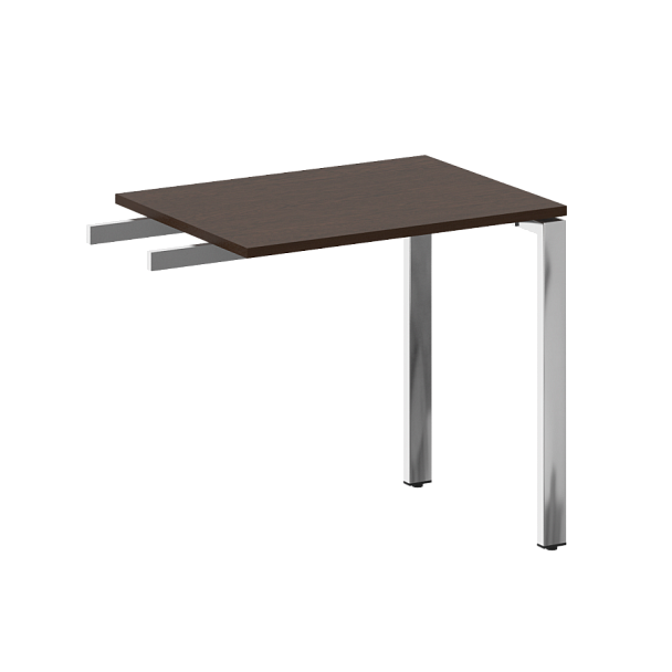 Metal System Direct Брифинг-приставка БП.ПР-2 Венге/Нерж. сталь 800*600*750 - Вид 1