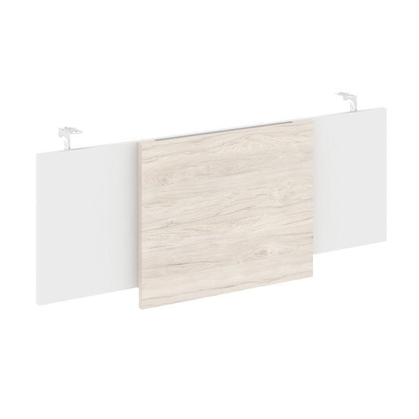 Onix Direct Lux Царга стола руководителя O.M-CSR-3 Белый бриллиант/Денвер светлый/Хром 1140*450*54 - Вид 1