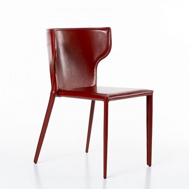 Стул Austin, кожа ретро-красный, стопируемый - Вид 2