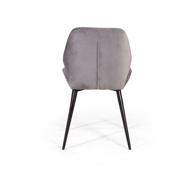 Стул Crystal, бархат светло-серый 26 - Вид 5