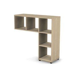 EUROPE/ЕВРОПА RE167-120х40 Стеллаж г-образный 1200x408x1150 Акация светлый - Фото предпросмотра