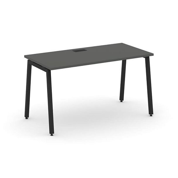 Стайл Проджект Стол письменный SN-4A.SP-004 Антрацит/Металл Черный 1580*600*750 - Вид 1