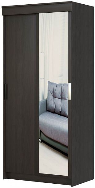 Шкаф-купе "Оптима" 100 (зеркало) - Вид 3