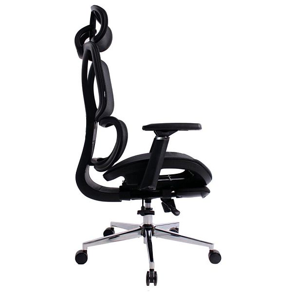 Кресло BRABIX PREMIUM "Evolution ER-700", подножка, слайдер, синхромеханизм, сетка, черное, 532947 - Вид 5