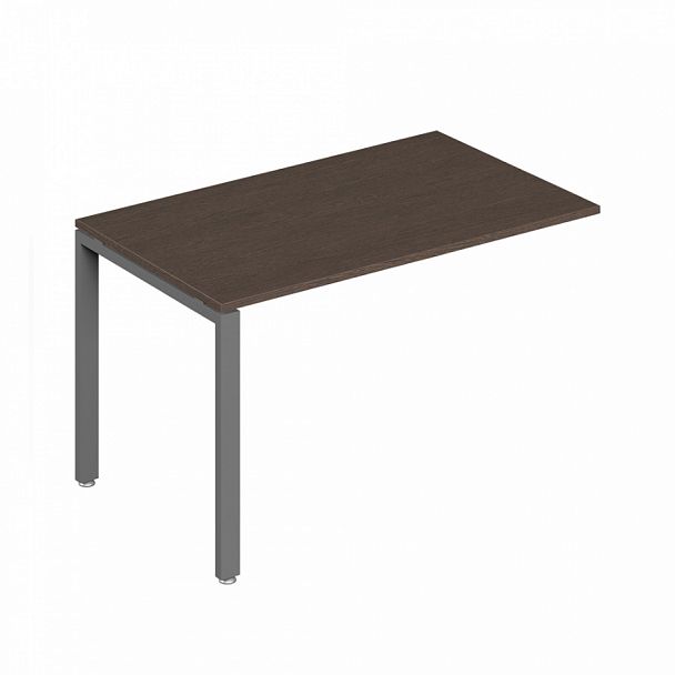 Удлинитель стола Trend Metal 120x60x75 тёмный дуб - Вид 1