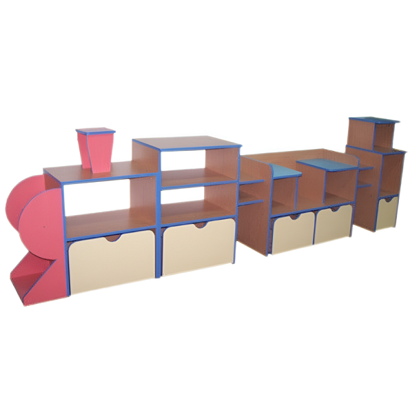 Игровая стенка Поезд - Вид 1