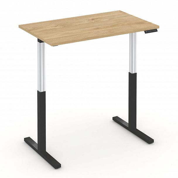 Стол электроподъемный "MOVE UP" MV.SE-2,7 Черный металл / Тиквуд Светлый - Вид 3
