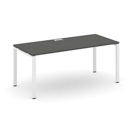 Стайл Проджект Директ Стол письменный SN-6P.SR-015.M Антрацит NEW/Металл Белый/Заглушка Металл Белый - Фото предпросмотра