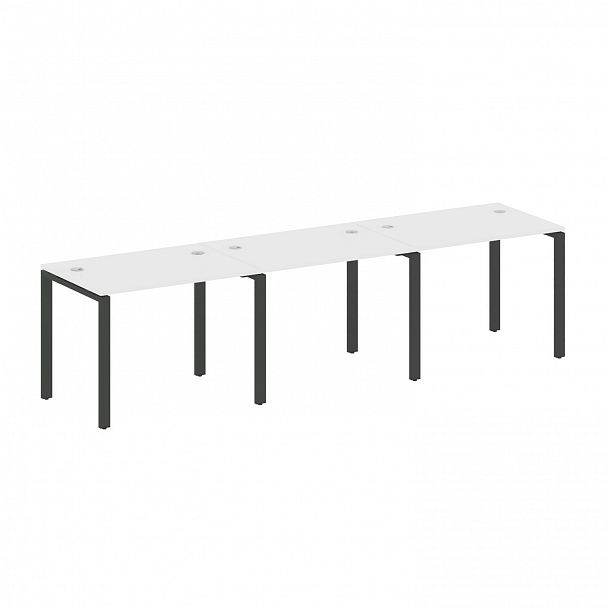 Рабочая станция "Metal System" БП.СМ-3.1 белый/антрацит - Вид 1