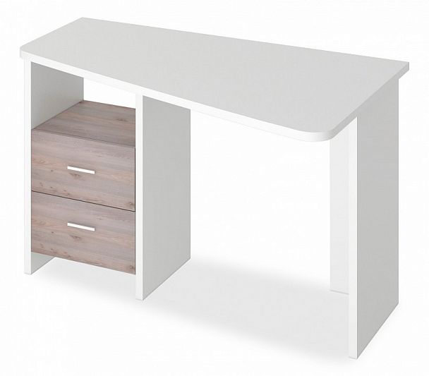 Стол письменный Домино Лайт СКЛ-Трап120 Белый/Нельсон правый - Вид 1
