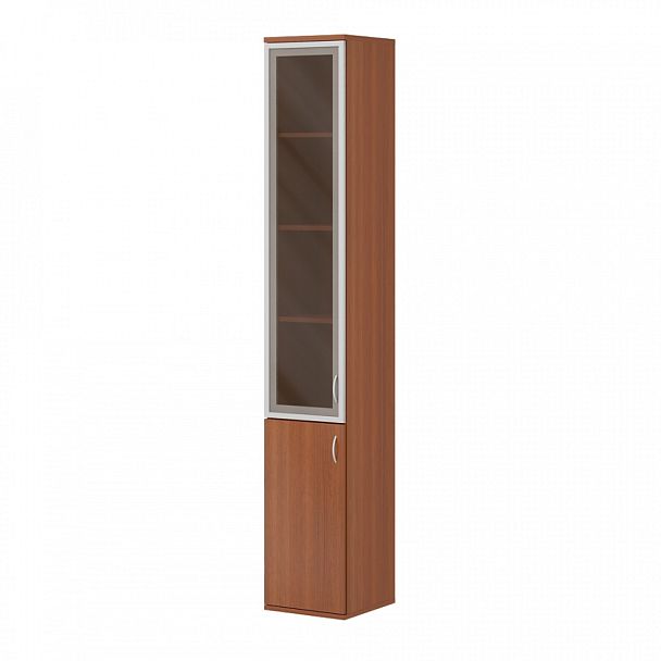 Шкаф комбинированный "Система-M"  ПК-ССМ-ШК217Х36П/АС1Д1/35-В1-35 миланский орех светлый - Вид 1