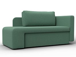 Кушетка Лига-097 Рогожка зеленый - Фото предпросмотра