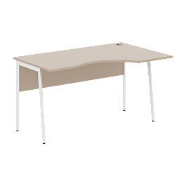 Стол прямой СА-2P(R) Мокачино/Белый 1400х900х755 IMAGO PLUS - Фото предпросмотра