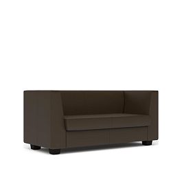 Диван 2-местный Миларго экокожа коричневая CN1116 - Фото предпросмотра