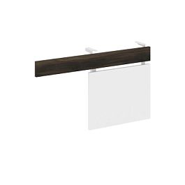 Concept Царга стола с опорной тумбой CN.CST-001 Дуб Мали/Белый Бриллиант/Металл Белый 830*18*458 - Фото предпросмотра