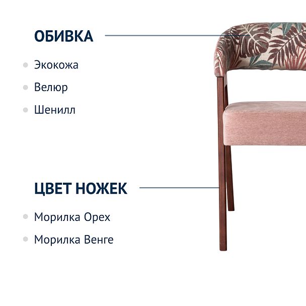 Стул Ricco, Art Vision Modena plain 4048, ножки бук - Вид 3