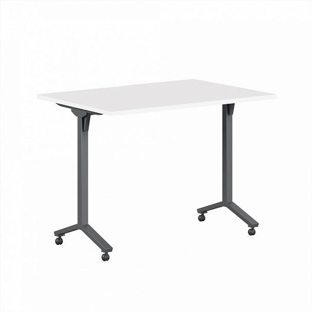 Стол мобильный складной Trend Metal 120x72x75 белый - Вид 1
