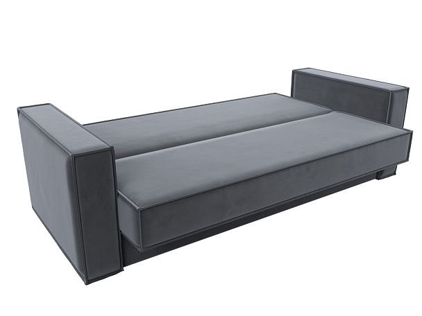 Диван-книжка Куба Велюр серый - Вид 7