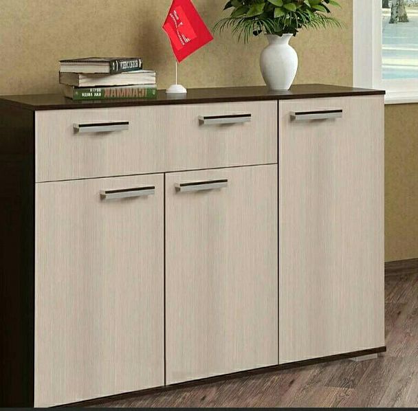 Комод "Стандарт №4" NEW (1200х828х460) венге/лоредо - Вид 1