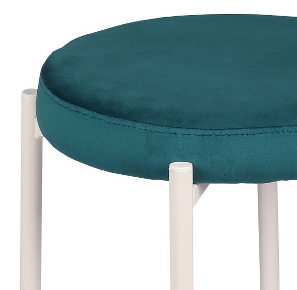 Табурет Кен, Confetti izumrud/белый - Вид 2