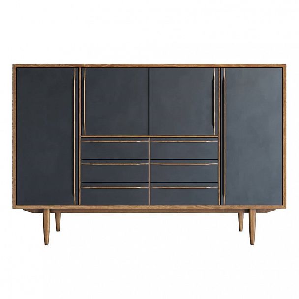 Комод "Bruni Black" BR-09 - Вид 1