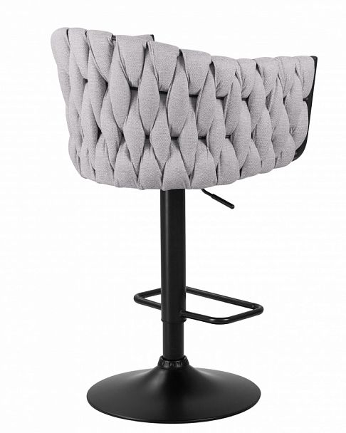 Стул барный DOBRIN LEON (серая ткань (LAR 275-17)) - Вид 4