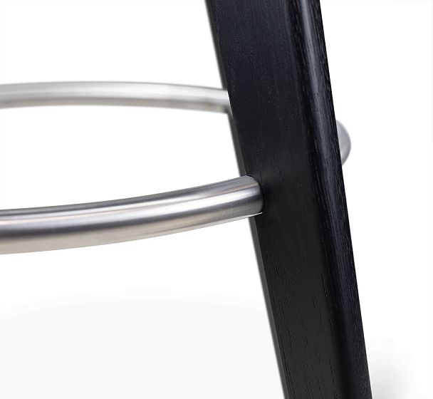 Стул барный Sheffilton SHT-S146 черный/нерж - Вид 4