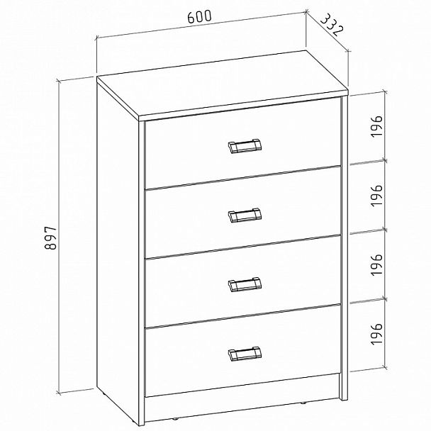 Комод Имидж-604 - Вид 2