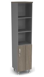 Пенал полузакрытый L,R Берлин Дрифтвуд/Серый ШК5-45 (L/R) - Фото предпросмотра