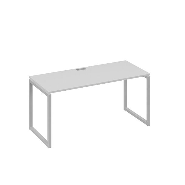 Стол письменный на металлокаркасе QUATTRO A4 А4 Б4 015 БП серый / металлокаркас серый - Вид 1