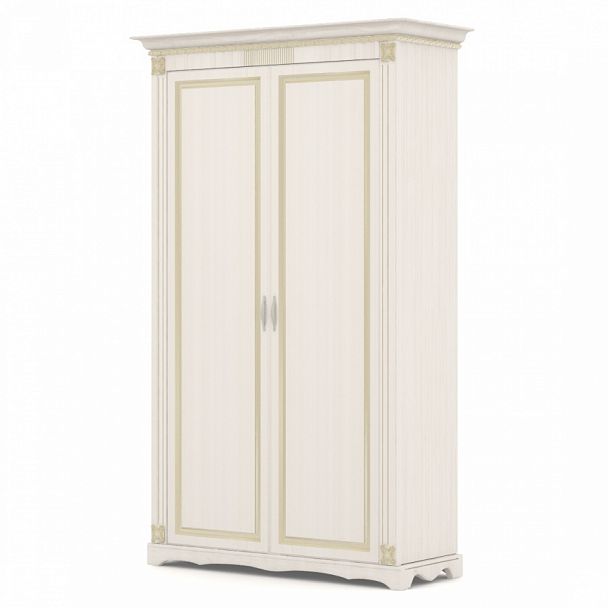 Гардероб универсальный двухдверный "Офисные шкафы для одежды" ПК-МНК-Г212Х129-В1-1030 ясень - Вид 1