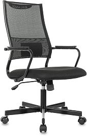 Кресло руководителя Бюрократ CH Balance черный Elastic-102 TW-11 сетка/ткань крестов. металл черный - Фото предпросмотра