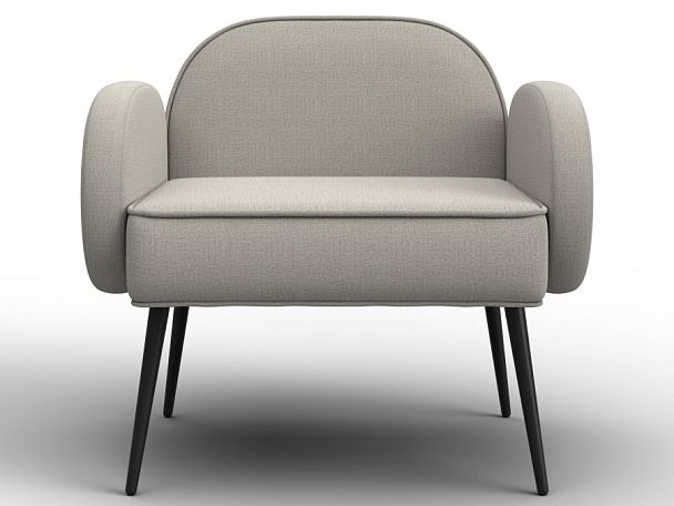 Кресло Лига-086 Рогожка бежевый - Вид 2