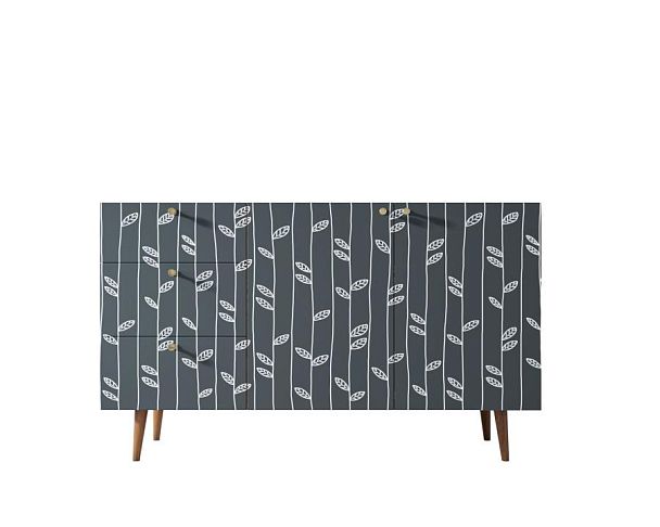 Комод Berber с двумя дверками и ящиками принт 18 арт BB17/Print_18 - Вид 1