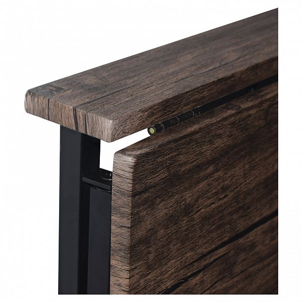 Стол на металлокаркасе BRABIX "LOFT CD-001", 800х440х740 мм, складной, цвет морёный дуб, 641209 - Вид 9