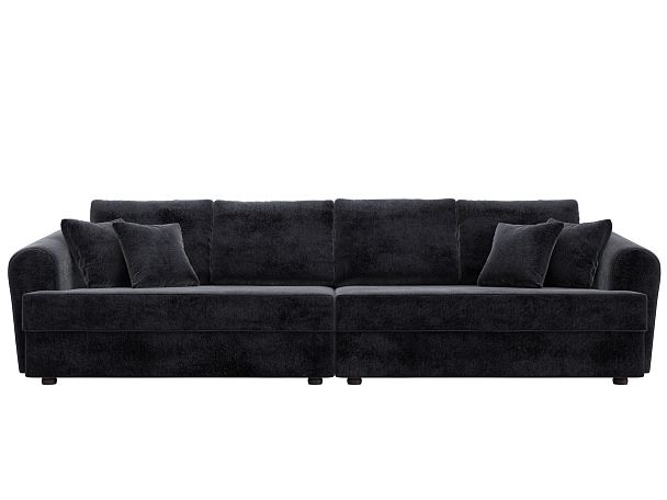 Диван прямой Милтон Велюр серый - Вид 2