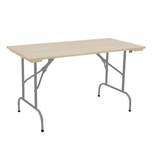 Стол Лидер 1, 1500*800 уличный из реек, светлый, серебро - Вид 2