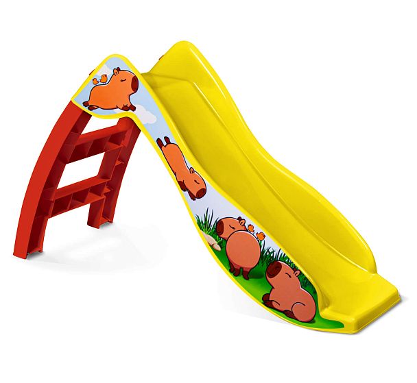 Игровая горка Sheffilton KIDS Капибары желтый/красный - Вид 2